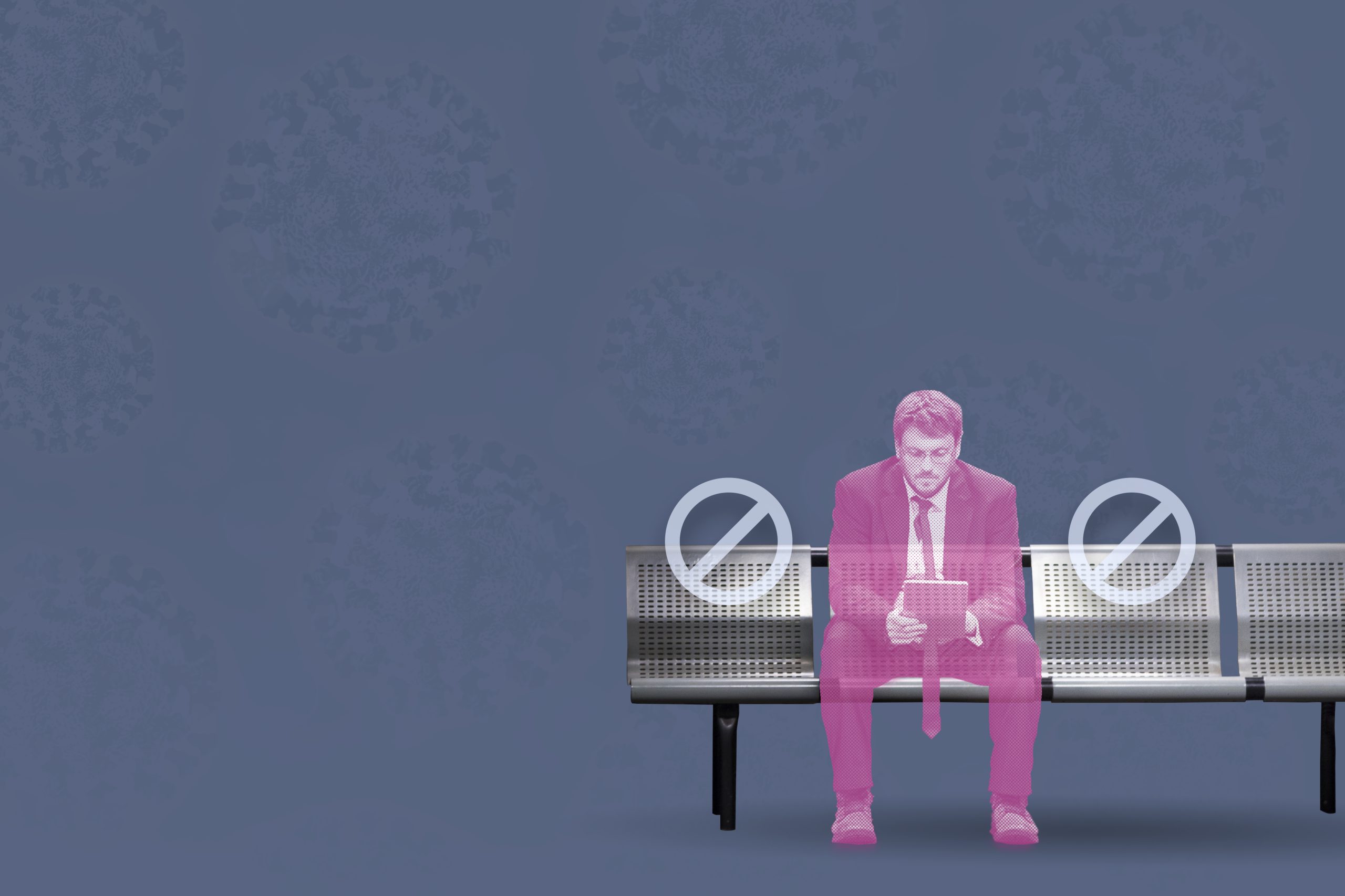 Businessman losing his job due to COVID-19 financial impact back Businessman losing his job due to COVID-19 financial impact background